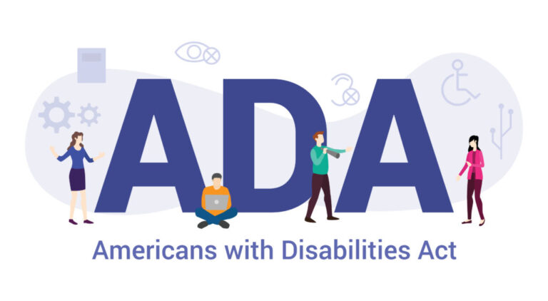 Ada,Americans,With,Disabilities,Act,Concept,With,Big,Word,Or