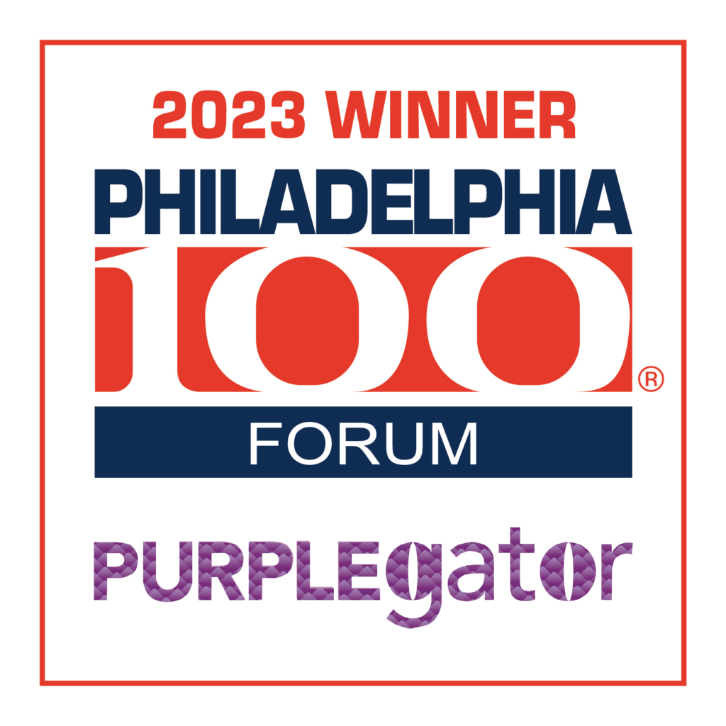 Purplegator's Philadelphia 100 2023 winner badge