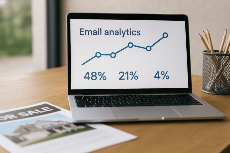 real estate email performance metrics